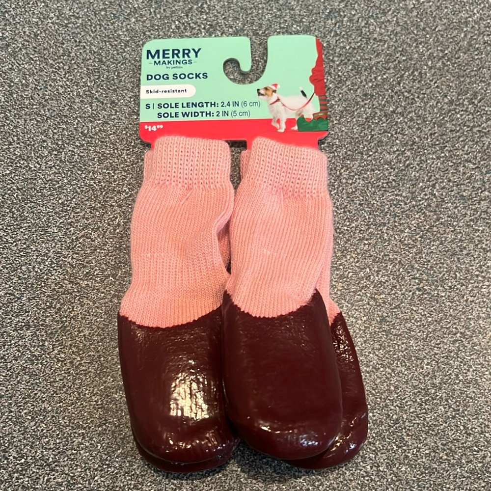 Merry Makings Dog Socks Small NWT